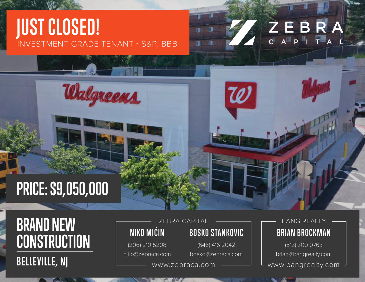 Just Closed Brand New Walgreens Relo in New Jersey ZEBRA